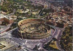 ROMA - PANORAMA E COLOSSEO - V