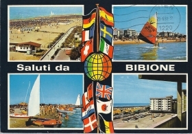 BIBIONE - SALUTI - 4 VEDUTE -