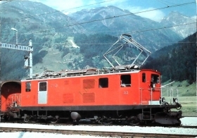 FURKA-OBERALP-BAHN - LEKTRISCHE ZAHRADIOLOKOMOTIVE HGe 4/4 33 - V1984