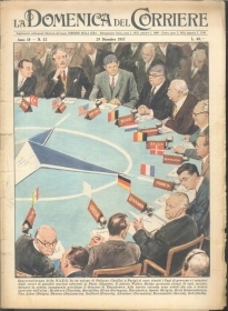 DOMENICA DEL CORRIERE N 52 - 29 DICEMBRE 1957 - ILL. WALTER MOLINO