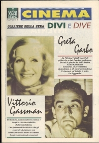 CINEMA. DIVI E DIVE N. 4 - GRETA GARBO - VITTORIO GASSMAN