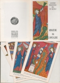 MINIATURE PER L'APOCALISSE - ANONIMO PIEMONTESE DEL XIV SECOLO-SERIE 4 POSTCARD