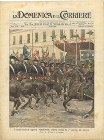 DOMENICA DEL CORRIERE N. 13 - 1 APRILE 1906 - ILLUSTRATORE A. BELTRAME