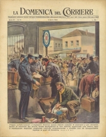 DOMENICA DEL CORRIERE N. 14 - 3 APRILE 1949 - ILL. WALTER MOLINO