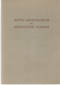 ACTUS APOSTOLORUM ET APOCALYPSIS IONNIS - TYPIS POLIGLOTTIS VAT. 1971-LATIN TEXT