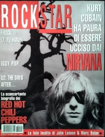 ROCKSTAR OTTOBRE 1993 - KURT COBAIN - NIRVANA - RED HOT CHILI PEPPERS