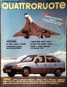 QUATTRORUOTE N. 347 - SETTEMBRE 1984