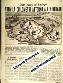 TREMILA CHILOMETRI ATTORNO A LENINGRADO - CLIPPING-RITAGLIO DI GIORNALE