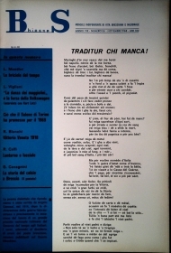BS BIESSE - MENSILE  DI VITA BRESCIANA E NAZIONALE - N. 86 NOVEMBRE 1968