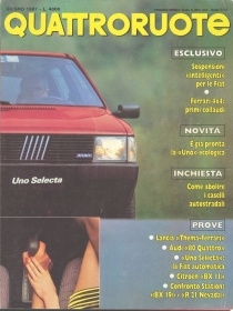 QUATTRORUOTE N 380 - GIUGNO 1987  EDITORIALE DOMUS