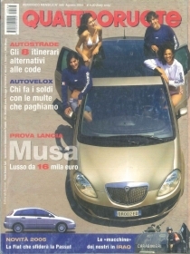 QUATTRORUOTE N 586 - AGOSTO 2004