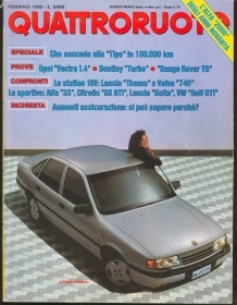 QUATTRORUOTE N 400 - FEBBRAIO 1989
