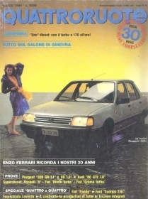 QUATTRORUOTE N 365 - MARZO 1986