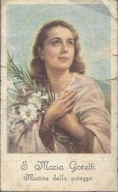 S. MARIA GORETTI - MARTIRE DELLA PUREZZA - SANTINO - AS015-136