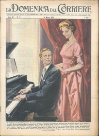 DOMENICA DEL CORRIERE N 11 - 16 MARZO 1958 - ILL. WALTER MOLINO