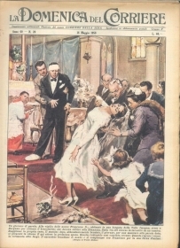 DOMENICA DEL CORRIERE N 20 - 18 MAGGIO 1958 - ILL. WALTER MOLINO