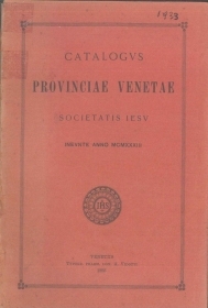 CATALOGUS PROVINCIAE VENETAE - SOCIETATIS IESU 1933