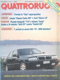 QUATTRORUOTE N 397 - NOVEMBRE 1988