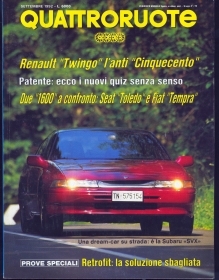 QUATTRORUOTE N 443 - SETTEMBRE 1992