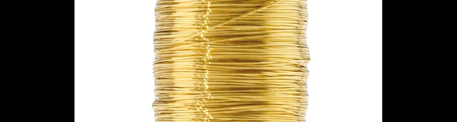 FILO DI OTTONE - DIAM. MILLIMETRI 0.25 - 50 MT. - 1 PEZZO