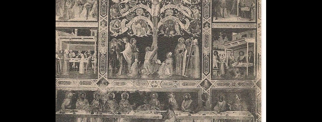 FIRENZE-S.CROCE-ANTICO REFETTORIO-PITTURE ATTRIBUITE A GIOTTO E TADDEO GADDI-NV
