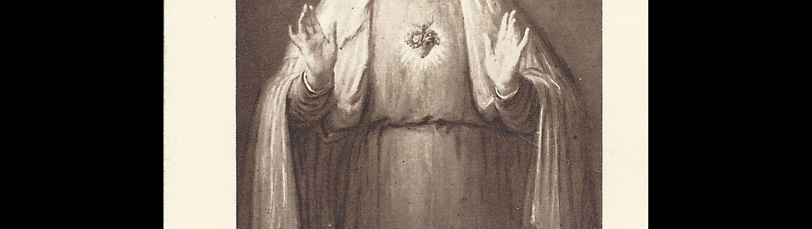COEUR SACRE\' DE MARIE - SANTINO  HOLY CARD - AS015-381 - Ed. Roblot   Paris
