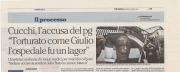 CUCCHI. L'ACCUSA DEL PG TORTURATO COME GIULIO ...- CLIPPING-RITAGLIO DI GIORNALE