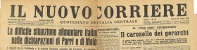 CORRIERE DEL MATTINO 21 LUGLIO 1945 - PARRI - MOLE' - CAROSELLO DEI GERARCHI