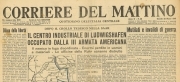 CORRIERE DEL MATTINO 22 MARZO 1945 - LUDWIGSHAFEN - ALFONSINE - STETTINO